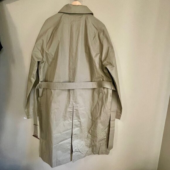 J.Crew Ludlow Trench Coat Mens 42 Long Khaki Water-Resistant Lined - Picture 4 of 15